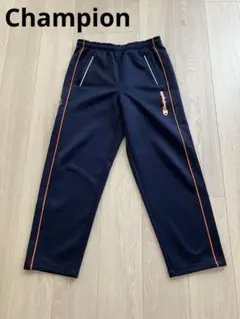 Champion ジャージ パンツ ネイビー オレンジのサムネイル