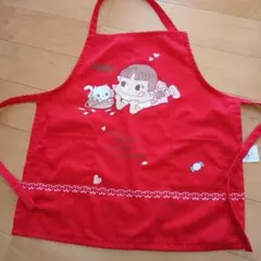 不二家 ペコちゃん エプロン レッド 不二家 ペコちゃん エプロン レッド - メルカリ