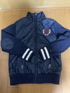 ネイビー キルティングジャケット　トミーフィルフィガ　サイズ7 130サイズ