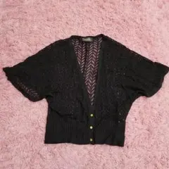 Vanity Glamourous ブラックカーディガン