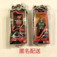 仮面ライダー　ソフビパッケージチャーム　（①新１号と⑨電王）２つセット
