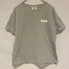 コンフォートカラーズ プリント 半袖 Tシャツ クルーネック L 灰色 綿 通学