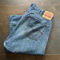 38×30　Levi's リーバイス　505　デニム　インディゴ　ゆるストレート