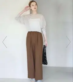 ロペピクニック　アムンゼンイージーワイドパンツ