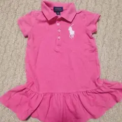 ​ラルフローレン 2T (90) ポロワンピース ピンク ビッグポニー ラルフ