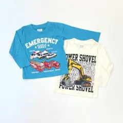 男の子 子供服 80cm 長袖 Tシャツ 新品 車 まとめ売り GWN17-1