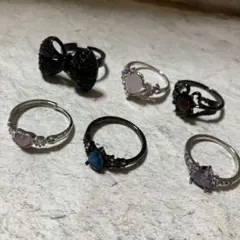 デザインリング 6点セット まとめ売り