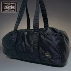 希少 PORTER タンカー ミニボストン バック L ブラック ダッフルバッグ