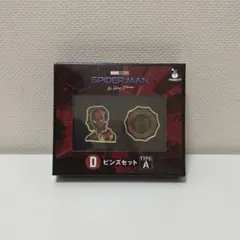 スパイダーマン マーベル　ピンズセット ノーウェイホーム ハッピーくじ