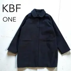 KBF アーバンリサーチ ケービーエフ コクーンステンカラーコート ネイビー
