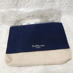 GUERLAIN ゲラン ネイビー ベージュ ポーチのサムネイル