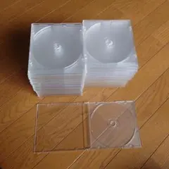 DVD CD 空ケース　厚さ5mmスリムタイプ 50枚