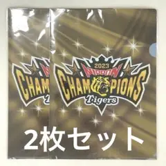 2023年 日本チャンピオン タイガース クリアファイル
