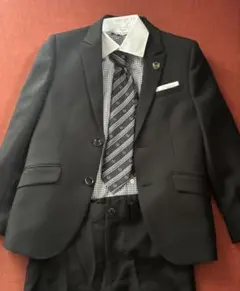 BEAMS ビームス　ブラックスーツ ４点セット　150㎝　美品　卒服　卒業式