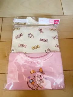 長袖肌着2枚セット　女の子