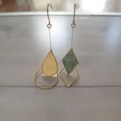 sale☆No.042 ハンドメイド ゴールドピアス