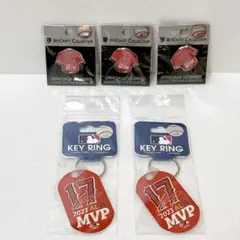 新品　希少品　大谷翔平　エンゼルス　キーリング　ユニフォームピンバッジ　2023のサムネイル