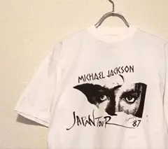 希少】JAPAN TOUR'87マイケルジャクソン ツアーTシャツ - メルカリ
