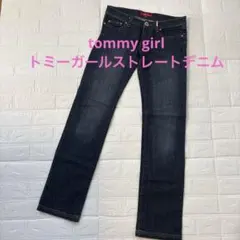 tommy girl トミーガールストレートデニム Mサイズ ダークブルー