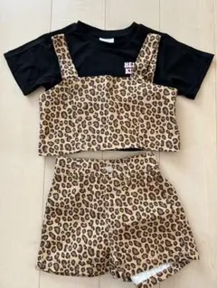 キティちゃん⭐︎豹柄セットアップ⭐︎しまむら