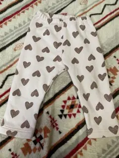 UNIQLO ハート柄ピンクパンツ80センチ　裏起毛