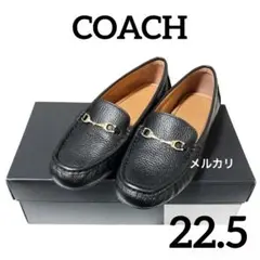 COACH レザー ビットローファー メイビス 22.5cm コーチ　ブラックのサムネイル