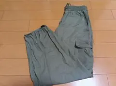 他㉒GU ジーユー　カーゴパンツ Lサイズ オリーブグリーン カーキ