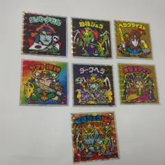 ヘッドだらけのビックリマンシール　７枚