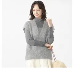 新品　九鬼さんの発熱うるおいレーシーハイネックインナー　Sサイズ