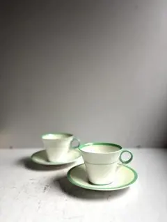 838 英国アンティーク Shelley シェリー カップ&ソーサー 2点組