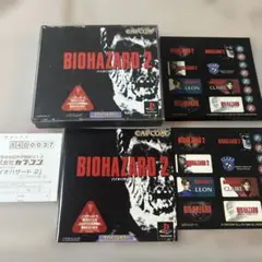 ハガキ　シール付「バイオハザード2」PS1ソフト