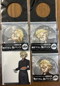 Dr.STONE コラボ　ローソン100　スタンリー　缶バッジ クリアカード