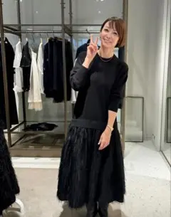 美品 DESIGNWORKS アバハウス ラメツイードワンピース ABAHOUSE ONLINE