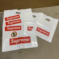 Supreme シュプリーム ショッパー ショップ袋 3枚 ステッカー4枚