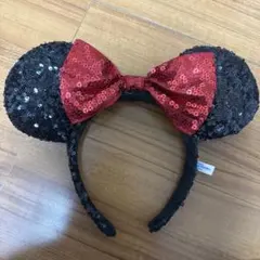 ミニー スパンコール カチューシャ ディズニー