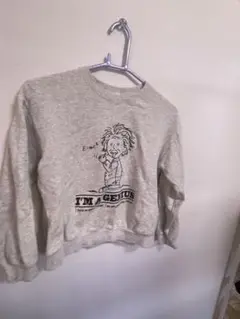 トレーナー　おじさん　グレー