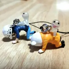 ワンピース♡ネガティブストラップ2　トラファルガー・ロー♡ベポ