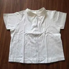 ファミリア お値下げ！だまし絵T-shirt生地ブラウス100美品