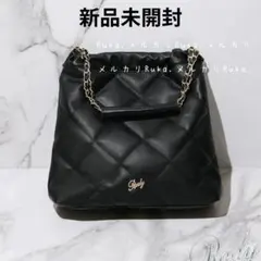 Rady　キルティングチェーントートバッグ　FO0010　ブラック