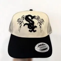 【天使刺繍】SOX シカゴホワイトソックス OG天使刺繍メッシュキャップ