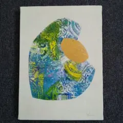 絵画　油絵 抽象画　現代アート モダンインテリア　F4サイズ