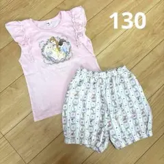 ディズニープリンセス　セットアップ　トップス　ショートパンツ　130 アリエルのサムネイル