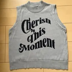 GORGE 新品　ノースリロゴジャガード　ニットのサムネイル