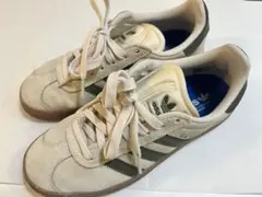 adidas Gazelle ベージュ/グリーン スニーカー