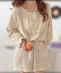 さくらんぼ　ルームウェア　パジャマ　M　上下セット