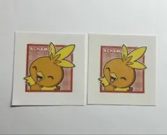 ポケモンパン デコキャラシール まとめ売り パウンドC第10弾 アチャモ 2枚