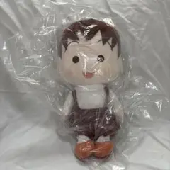 ちびまる子ちゃん　セピアカラー ぬいぐるみ XL レッド