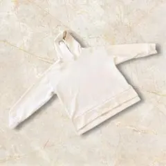 アースミュージックアンドエコロジー　スウェット　パーカー　ホワイト　フリーサイズ