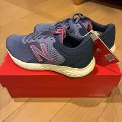 New Balance 420 ネイビー/ピンク スニーカー