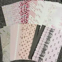 国内作家様 デザインペーパー 素材シート コラージュシート おすそ分け ⑩